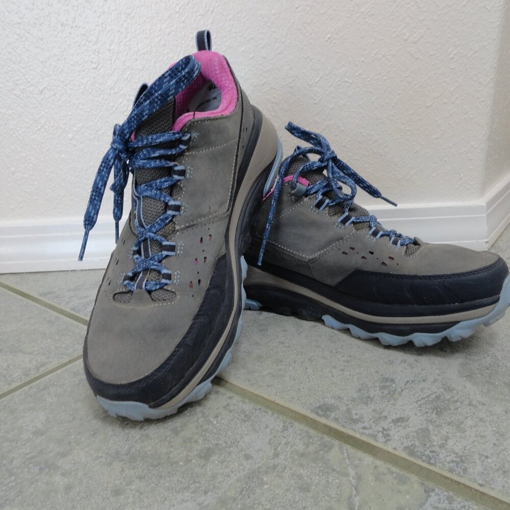 Hoka Women's Tor Summit Hiking Shoes Low Size 7.5 Steel Grey/Hydrangea